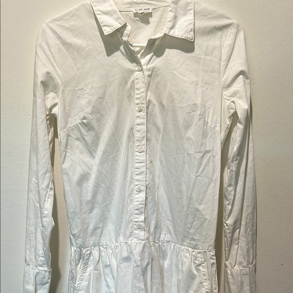 Splendid Damsel Collection White Collared Dress with Pockets size XS - Picture 3 of 5
